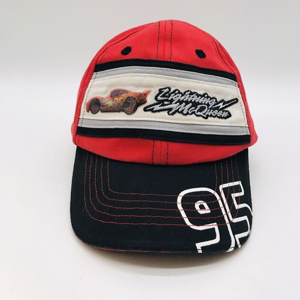 Lightning Mcqueen Disney x Pixar Cars Movie Hat Toddler Strapback Baseball Cap